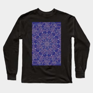 Blue mandala Long Sleeve T-Shirt